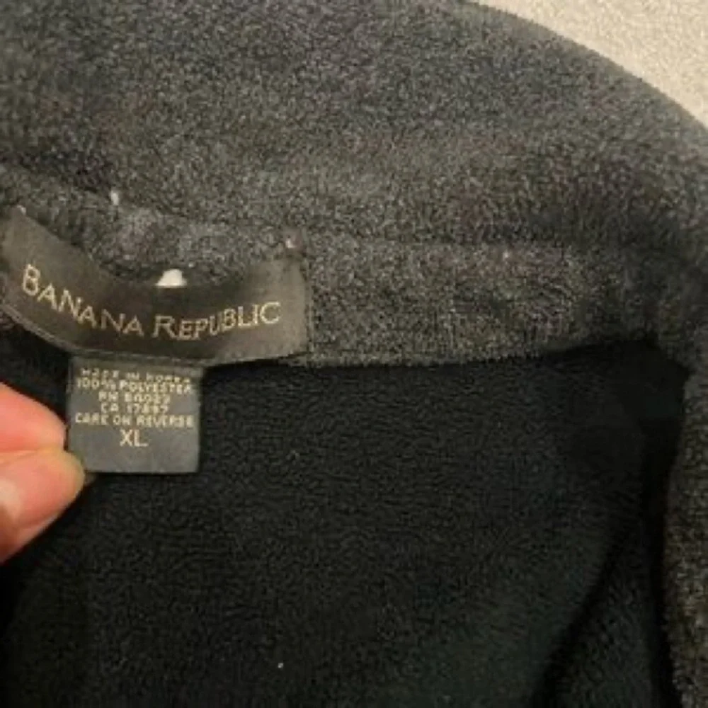 Banana Republic Men's Dark Gray Button-Down Casual Shirt Jacket